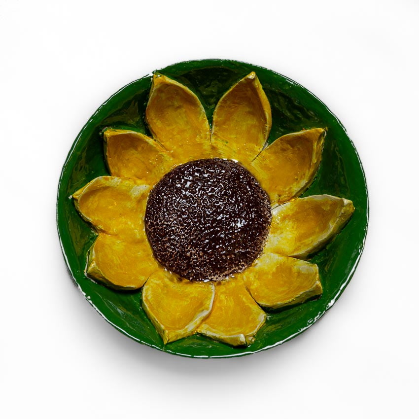 zonnebloemschaal workshop keramiek gerdiennoordeloos.nl zonnebloemschaal_workshop_keramiek